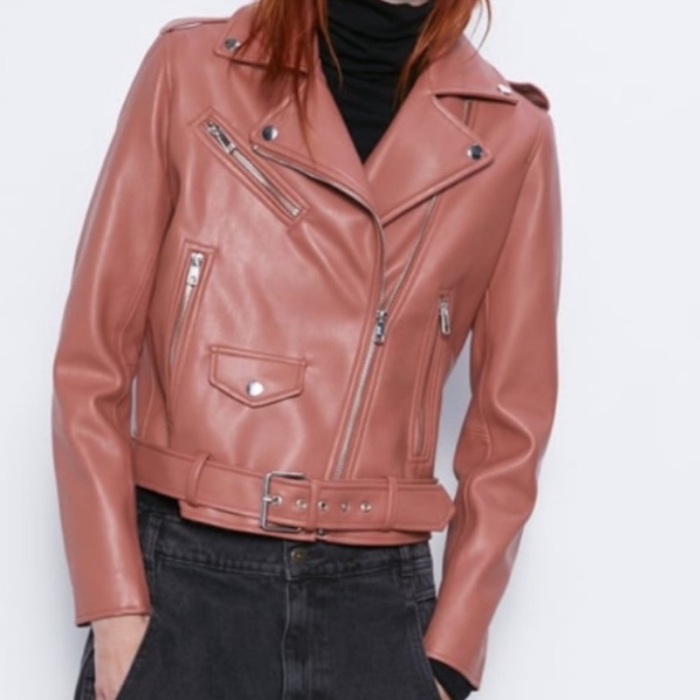 Faux Leather Jacket
